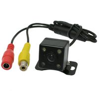 uxcell Universal Car Auto Night Vision CCD LED lights 170 Waterproof Backup Reversing Rear View Parking Camera License Plate Mount With Wire Power Video Cable