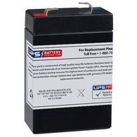GP GB3-6 6V 3Ah Replacement Battery with F1 Terminals