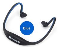 Rechargeable Bluetooth Wireless Headphones Neckband for Gym Workout Running Jogging Cycling Tablet Smart tv iPod mp4 iPad pc Laptop (Blue)