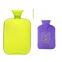 Hot water bottle Hot water bottle red Children hot water bottle Hot water bottle pvc Hot water bottle explosion-proof.8l-redG