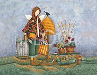 Hi-Look Microfiber Cleaning Cloth - Bees & Blooms Angel