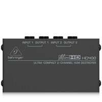 Behringer MicroHD HD400 Ultra-Compact 2-Channel Hum Destroyer