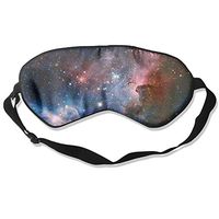 Ministoeb Comfortable Sleep Eyes Masks Amazing Space Funny Logo Pattern Sleeping Mask For Travelling, Night Noon Nap, Mediation Or Yoga