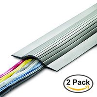 UT Wire 10FT Cable Blanket Low Profile Cord Cover and Protector, Gray