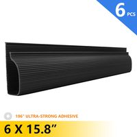 J Channel Cable Raceway with 5M Adhesive - Computer Desk Cable Management System - TV Cable Concealer and Cable Hider - 95" Desk Cord Organizer - Under Table Cord Cover Management for Office, Home