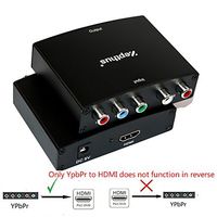 Zepthus 5RCA Component RGB YPbPr to HDMI v1.3 HDCP Video Audio Converter for HDTV, DVD, PSP, Wii