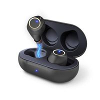 JMI Bluetooth 5.0 True Wireless Earbuds RealTek Audio In-Ear Built-in Mic Headphones delivers Superior Sound with Deep Bass IPX5 Waterproof for Gym Sports Instant Pairing CVC 8 Noise Canceling headset