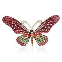 Elegant Metal Delicate Accessories Fashion Jewelry Women Gifts Brooch Pin Novelty Girls Girl Design Style Womans Decoration Accessory Stylish | color - pink