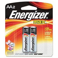 Energizer AA 2/4 / 8/12 / 16/24 PACKS Rechargeable NI-MH OR NON-Rechargeable Batteries Lithium Long Life For All Purpose Use (2 AA Energizer MAX Alkaline)