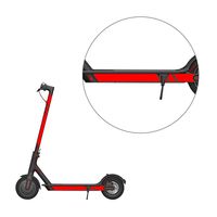 Pleasay Xiaomi Electric Scooter M365 Sticker Waterproof Dustproof Sticker Scooter Accessories Night Riding Reflective Stickers Pedal Stickers