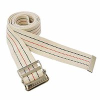 Premium Patient Transfer/Walking Gait Belt with Metal Buckle - Beige 60"L x 2"W…