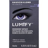 Lumify Redness Reliever Eye Drops, Great Size 2 Pack, 0.25 Ounce Each jzBlSk(2 X 7.5mL)
