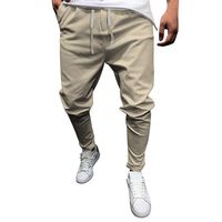 Men's Chino Jogger Pants Men's Cargo Pants Slim Fit Casual Jogger Pant Sweatpants Quick Dry Athletic Sweatpants Khaki