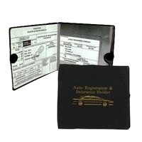 Sterling Auto Car INSURANCE Registration Holders 2 Pack Automobile, Trailer, Truck etc. A MUST to have! Velcro Closure. 2 Pieces.Perfect for organizing glove compartment