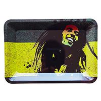 Metal Rolling Tray-Serving Tray- 7.1"x 4.7"(Yellow)