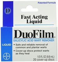 Duofilm Liquid Salicylic Acid Wart Remover - 1/3 Oz (Pack of 2)