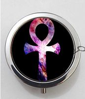 BlackKey Egyptian Ankh 3-Compartment Decorative Pocket Gift Box Case Organizer for Pill, Color 1 -38