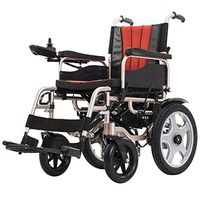 ZXOIHH Fully Automatic Intelligent Electric Wheelchair, Elderly/Disabled Person Folding Folding Car, Safe and Light