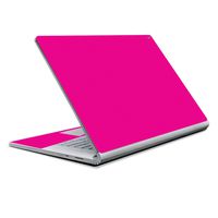 MightySkins Skin Compatible with Microsoft Surface Book 2 13" (2017) - Solid Hot Pink | Protective, Durable, and Unique Vinyl Decal wrap Cover | Easy to Apply, Remove | Made in The USA