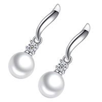 Lady Earrings Luxury Eardrop Crystal Pearl Ear Stud Earrings Wedding Jewelry Best Accessory Accessories Fashion Design Womens Designer Brides Comfortable Charms