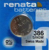 Renata Watch Battery Swiss Made Renata 386