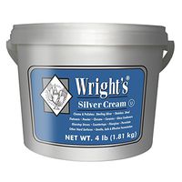 Wright's Silver Cleaner and Polish Cream - 4 Pounds - Ammonia Free - Gently Clean and Remove Tarnish Without Scratching