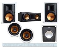 Klipsch R-3650-WII In Wall System (RC-52II Center-FREE SUB)