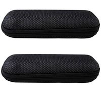 Eyekepper EVA Zip Case for Reading Glasses Black(2 pcs)