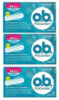 O.b. SilkTouch Pro Comfort Tampon Mini 16 Pieces X 3 Boxs