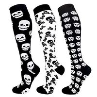 Compression Socks For Women Men 20-30mmHg-Best Medical, Nursing, Travel & Flight Socks (S/M, 3 Lattice)