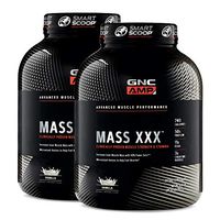 GNC AMP Mass XXX - Vanilla, Twin Pack, 6.2lbs per Bottle, Increases Lean Muscle Mass