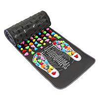 FIRMERS Reflexology Stone Foot Acupressure Massage Mat Pain Relief Feet Walk Massager Walk Stone Foot Massage Mat Pad Foot Spa Massager