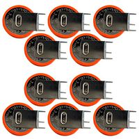 10PK 3V Vertical 3-PIN PC Mount Battery For PC Sensors| GoLite| CR2032-FT4-2