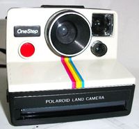 Polaroid One Step Rainbow Camera