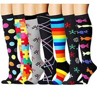 Copper Compression Socks for Men & Women 15-20mmHg-Best Compression Socks Women Pregnancy for Running,Athletic,Medical,Pregnancy and Travel