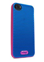 iFrogz Breeze Case for iPhone 5 - Retail Packaging - Blue/Pink