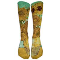 Sunflowers Athletic Tube Stockings Women Men Classics Knee High Socks Sport Long Sock One Size