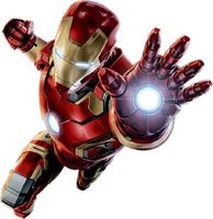AJ's Signs & Apparel Ironman Civil War Vinyl Sticker Decal Cars Trucks Vans Walls Laptop