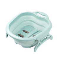 HJAZ Folding Bucket, Household Folding Foam Bucket Portable Travel Foot Bath, Capacity 10L, Blue, Pink, Purple Welcome to buy (Color : Blue, Size : 35.536.522cm)