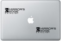 Mirror Edge Catalyst Logo HenryDecalZD0445 Set Of Two (2x) , Decal , Sticker , Laptop , Ipad , Car , Truck