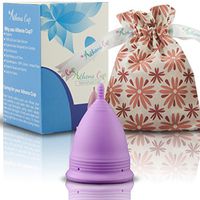 Athena Menstrual Cups Period Cup - One Pack | Regular Flow | Solid Purple Size 1 Small | A Softer Menstruation Cup Made for Easier Periods | Excellent Tampon and Pad Alternative