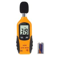 Cadrim Digital Sound Level Meter - Decibel Meter Noise Measure Device with Large LCD Display High Accuracy Range 30-130dBA (Battery Included)