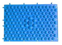 Set of 2 Foot Massager Therapy Mat Foot Massage Pad Shiatsu Sheet [Blue] #01
