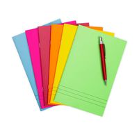 Hygloss Colorful Lined Books - Bright, Vibrant Covers - Paperback Books for Journaling, Writing, Arts & Crafts & More - Fun Classroom or Kids Activity - 6 Colors - 5.5 x 8.5" - 6 Books