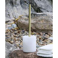 Toilet Bowl Brush and Holder - with Marble Base for Kitchen, Livingroom, Bathroom, Countertop
