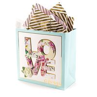 Hallmark 5WDB1085 Signature Gift Bag with Tissue Paper, Large Love Always