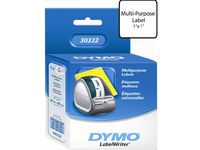DYMO WHITE MULTIPURPOSE LABEL 1 X 1