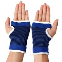 Luxxii 2 Pack - Wrist Palm Support Flexible Wrist Brace/Hand Support Compression Pad for Men and Women