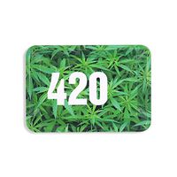 Metal Cigarette Rolling Tray Holder Trays Accessories (420, Small(7.08"x4.92"))