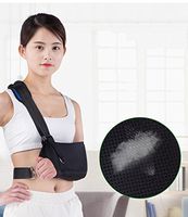 WAOBE Medical Arm Sling Swathe Brace Reinforced Immobilizer Broken Arm The Comfortable and Breathable Fabric Velvet Shoulder Pads Fracture Shoulder Breathable and Breathable Fabric, L